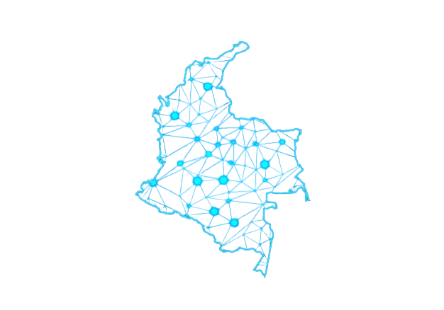 Mapa tecnológico de Colombia